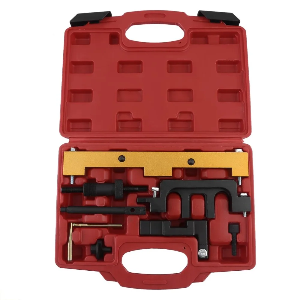 

Auto Cars Petrols Fuel Engine Camshaft Setting Repair Locking Timing Tool Kit N42 N46 N46T For BMW With Carry Case Hand Tool Set
