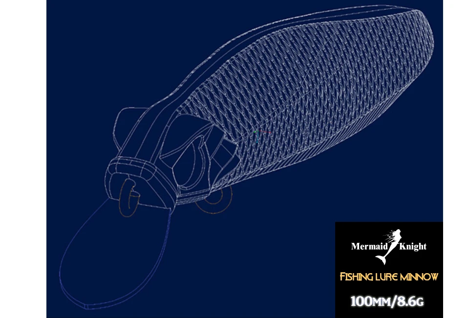 fishing minnow 100mm 8