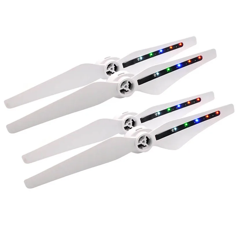 

Omeshin 1 Pairs LED Light Flash Propeller USB Charging For DJI Phantom 4 Pro Pro+ Drone accessories