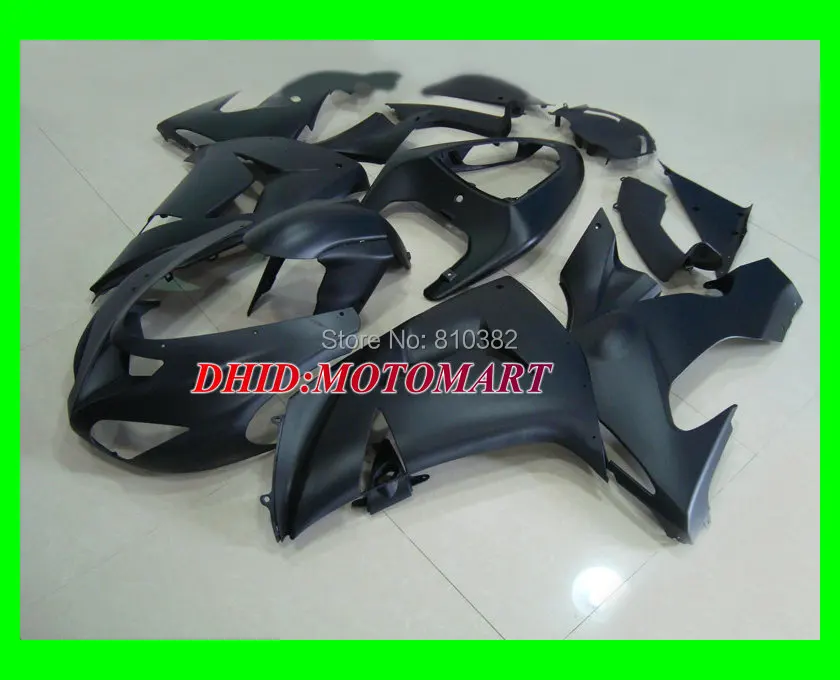 

HOT!!Motorcycle Fairing kit for KAWASAKI Ninja ZX10R 2006 2007 ZX10R 06 07 Complete matte black ABS Fairings set+7 gifts SK54