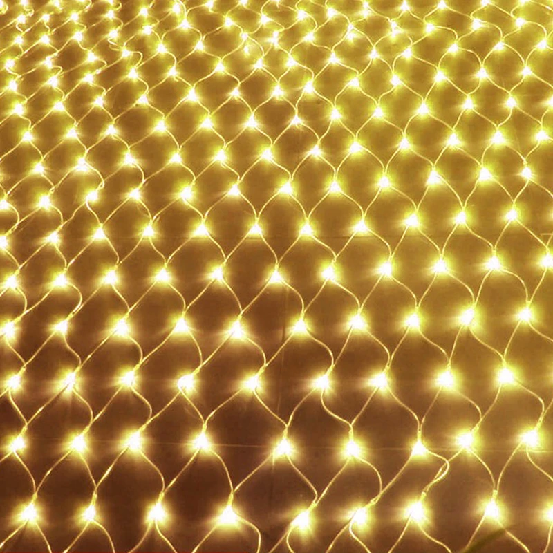 JUNJUE Led Net Lights 220V Wedding Decoration Christmas Fairy String Light Outdoor Holiday Festival Multi Outdoor Garden Lamp