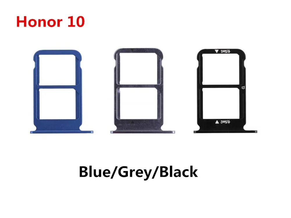 Новинка лоток для SIM-карты Huawei Honor 10 Держатель Sim-карты слот адаптер Запасная часть
