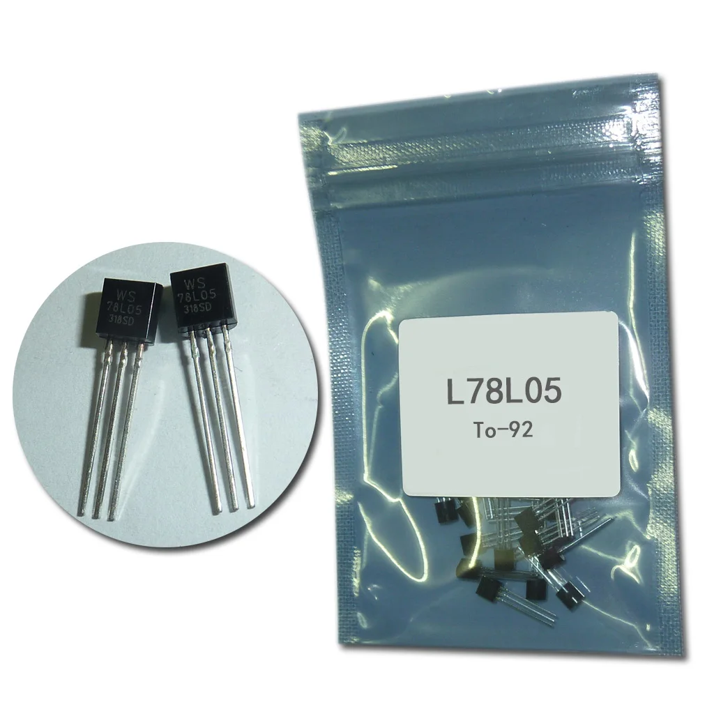 

50pcs/lot 78L05 transistor set L78L05 Voltage Regulators transistor 5.0V 0.1A Positive TO-92 78L05 Voltage Regulator transistor