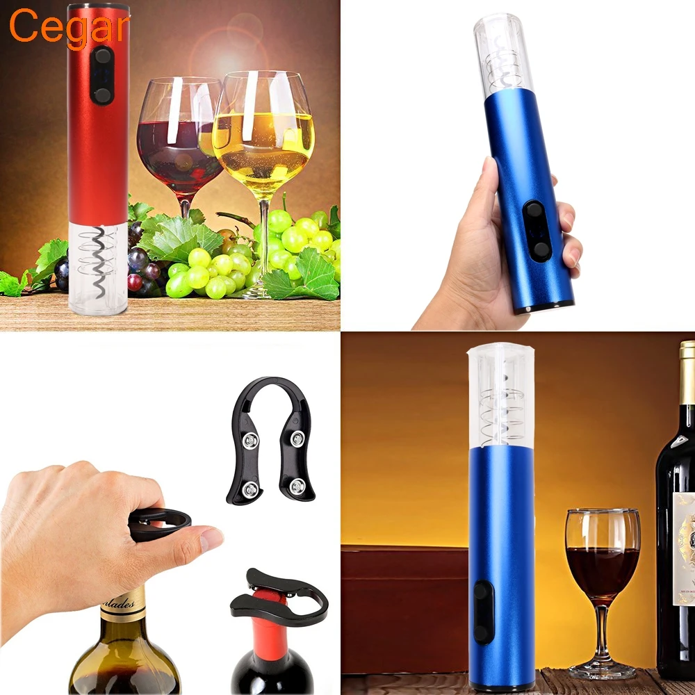 Electric Wine Bottle Opener Kit US EU Red Wine Corkscrew Rechargeable