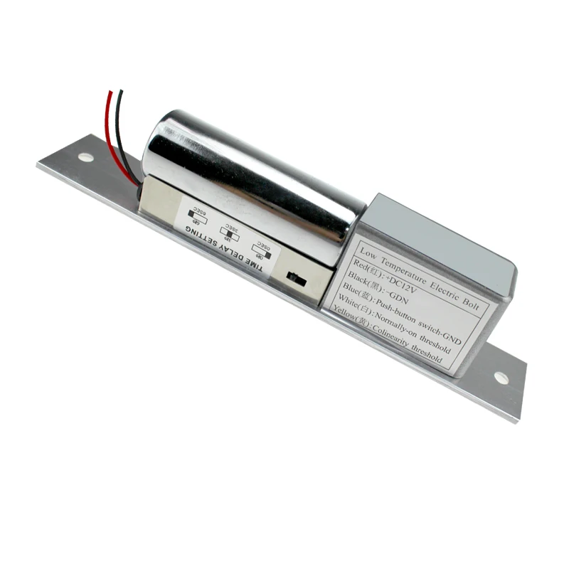 

Brand new 2 lines Electric Bolt Drop Door Lock With Time Delay electric bolt lock with two cables access control lock for door