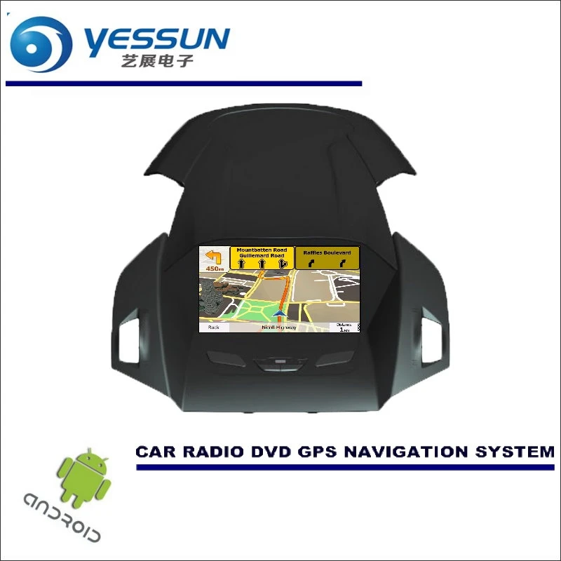 Sale YESSUN Wince / Android Car Multimedia Navigation System For Ford kuga / Escape 2013~2016 CD DVD GPS Player Navi Radio Stereo HD 2
