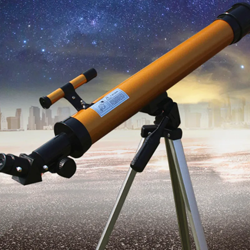

Astronomical Telescope with Tripod Finder scope Terrestrial Space Moon Watching Monocular Telescope for Beginner Scientific Gift