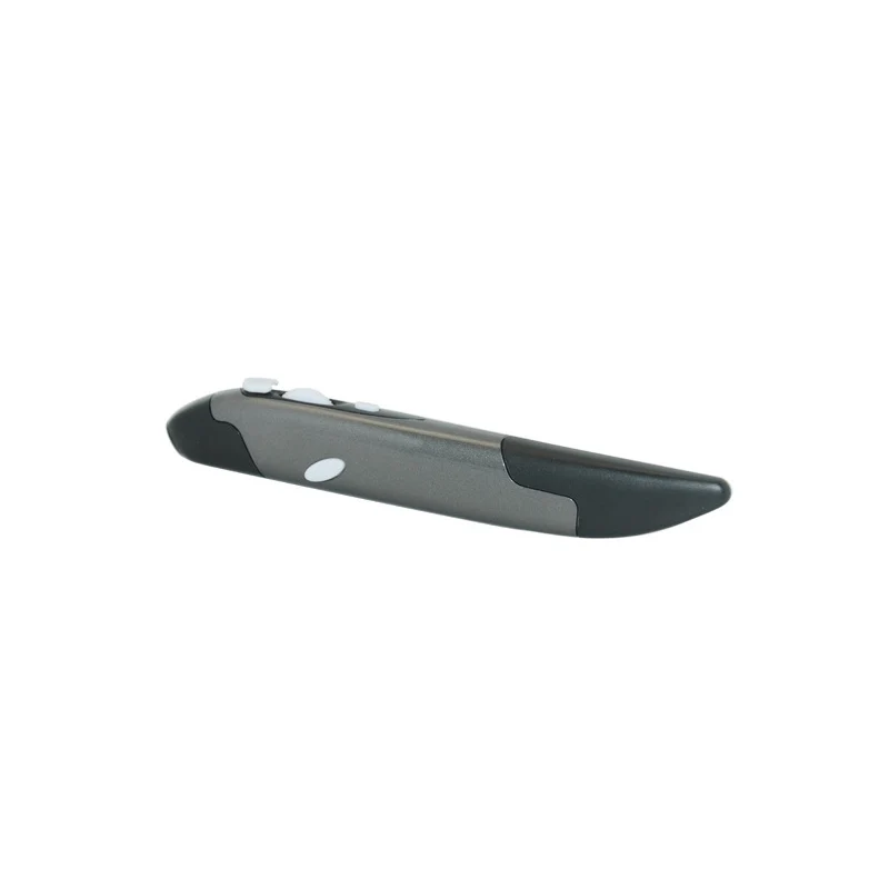 Беспроводная оптическая указка USB 2,4 ГГц Регулируемая мышь 1600 dpi 4 клавиши Мыши для ПК оптическая Usb Беспроводная ручка для подставка для ноутбука рисунок - Цвет: Silver gray