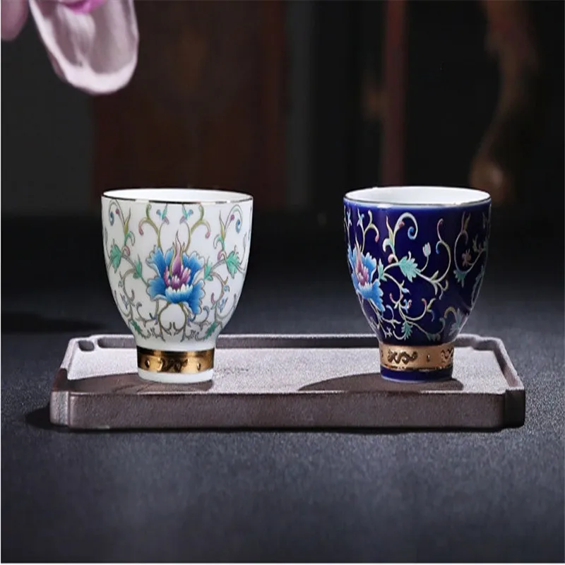 1 X Jingdezhen 75 мл керамическая чашка маленькая 4,8 см x 6,2 см кунг-фу чай кофейные чашки чаша
