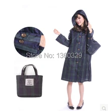 New Korean Style Womens Long Raincoats Plus size burberry women Trench with Hood Waterproof Sports Girls