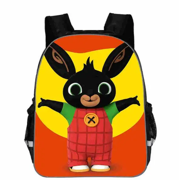 Милые детские школьные рюкзаки для девочек с принтом кролика из мультфильма Бинг рюкзак для мальчиков лучшая Подарочная сумка Детский сад кролик рюкзак для малышей