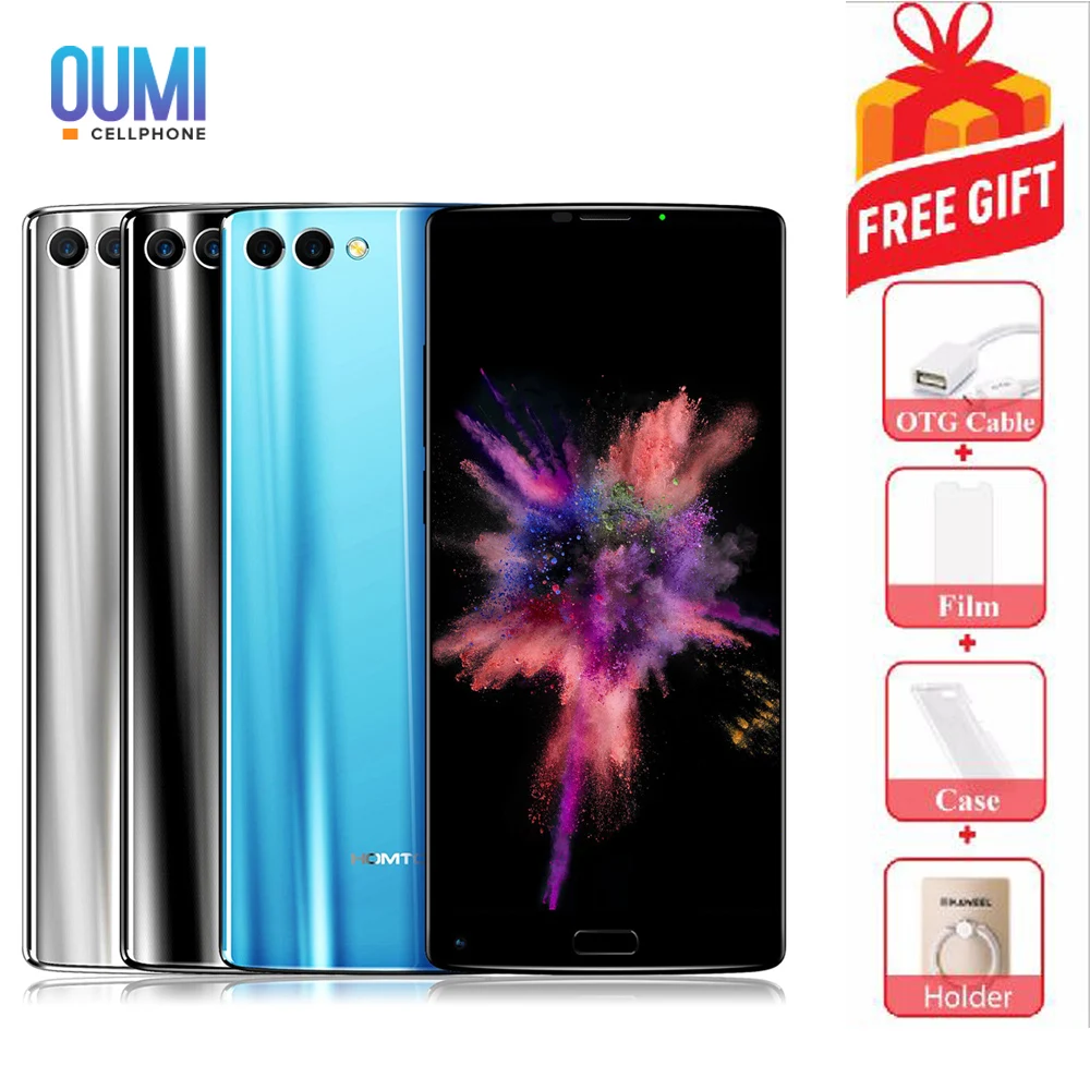 HOMTOM S9 Plus 4G Smartphone 5.99&quot IPS Screen Android 7.0 4GB RAM+64GB ROM 4050mAh Triple cameras Fingerprint OTG Mobile Phone |