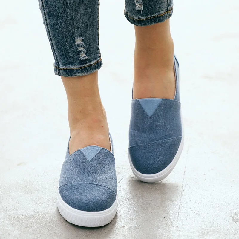 

2019 News Women Shoes Breathable Confortable Casual New Female Shoes Shallow Leather Flats Slip On Sneakers Ladies Shoes
