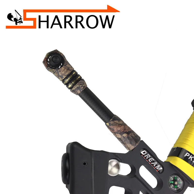 1 Set 7 Inch Archery Carbon Stabilizer Carbon rod With Counterweight