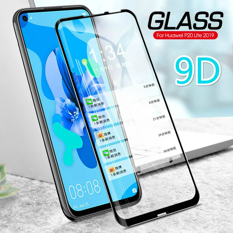 

9D Full Tempered Glass For Huawei Nova 5 5i 5T P20Lite 2019 Honor 20 Pro Play 3 P30 Mate 30 20 Lite 10 Screen Protector Film