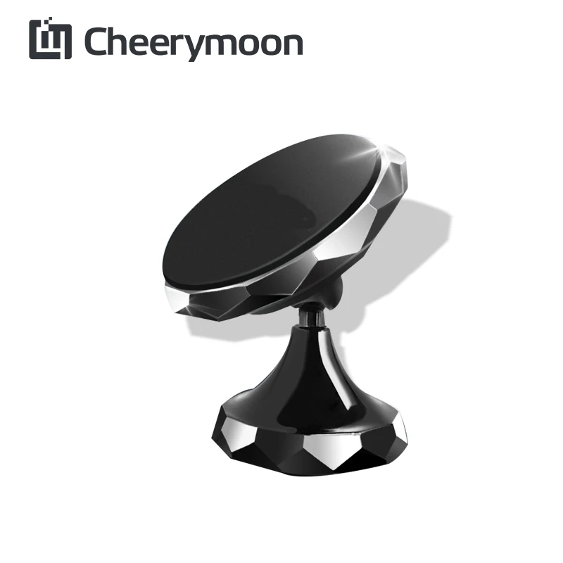 Cheerymoon Polygon Dashboard Universal Magnetic Car Phone Holder 360 Rotation Mobile Soporte Movil Bracket Stand For iPhone