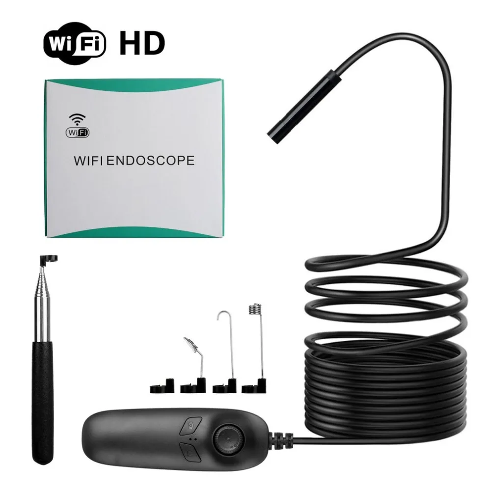 

WIFI USB Endoscope Camera Rigid Cable WIFI USB Pipe Inspection Borescope Camera for Android for iPhone for IOS