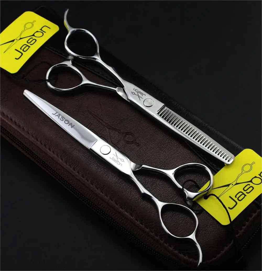 Buy high quality JASON left hand hair scissors 6 INCH,professional barber