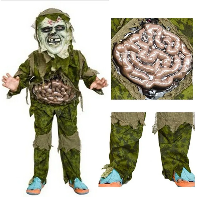 M XL Fantasia костюм для косплея детей из аниме Ходячие мертвецы|cosplay boy|costume cosplayzombie costume