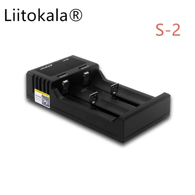 

Liitokala Lii-S2 Lithium Ion Battery Charger Auto Detection for 18650 26650 18350 18340 AA AAA NiMH Lithium Ion Battery