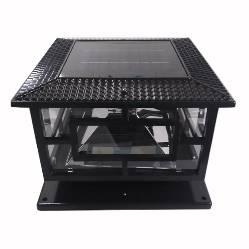 D40*H35cm Outdoor Yard Lamp LED Solar Pillar Light Landscape Garden Gate Fence Courtyard Cottage Path Cottage W/T Remote Control