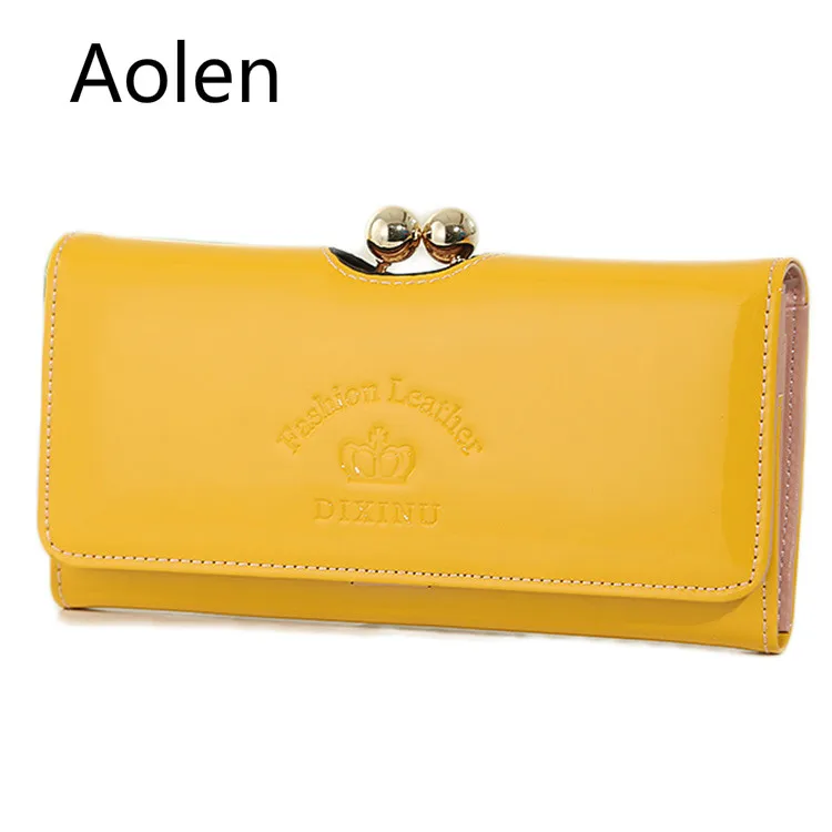 

Aolen Portefeuille Femme Purse Women Ladies Leather Wallets Famous Brand Designer Luxury Zipper 2016 Design High Quality Wallet