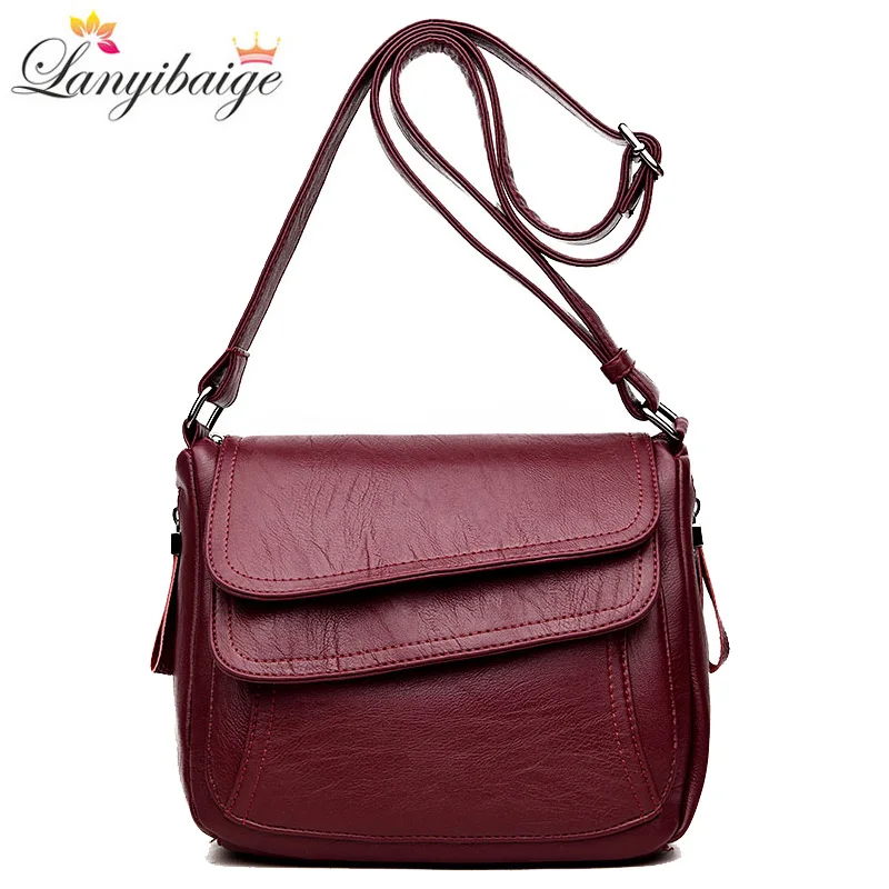 

2019 High Quality Leather Luxury Women Handbags New Women Bags Designer Ladies Messenger Bags Female Brand Shoulder Bags Sac