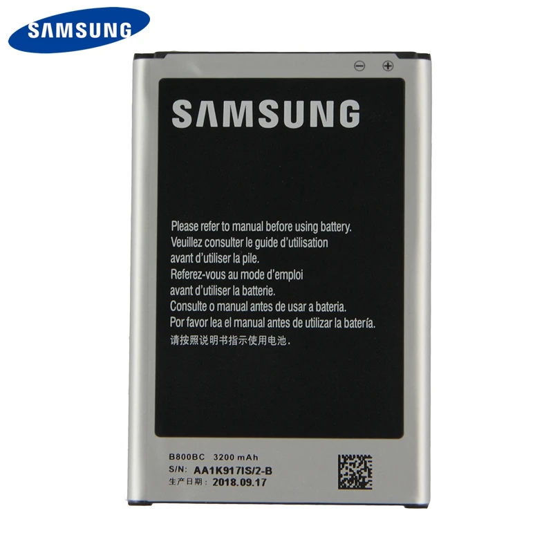 samsung Батарея B800BC B800BE для samsung GALAXY NOTE 3 N9006 N9005 N900 N9009 N9008 N9002 Note3 с NFC 3200 мАч