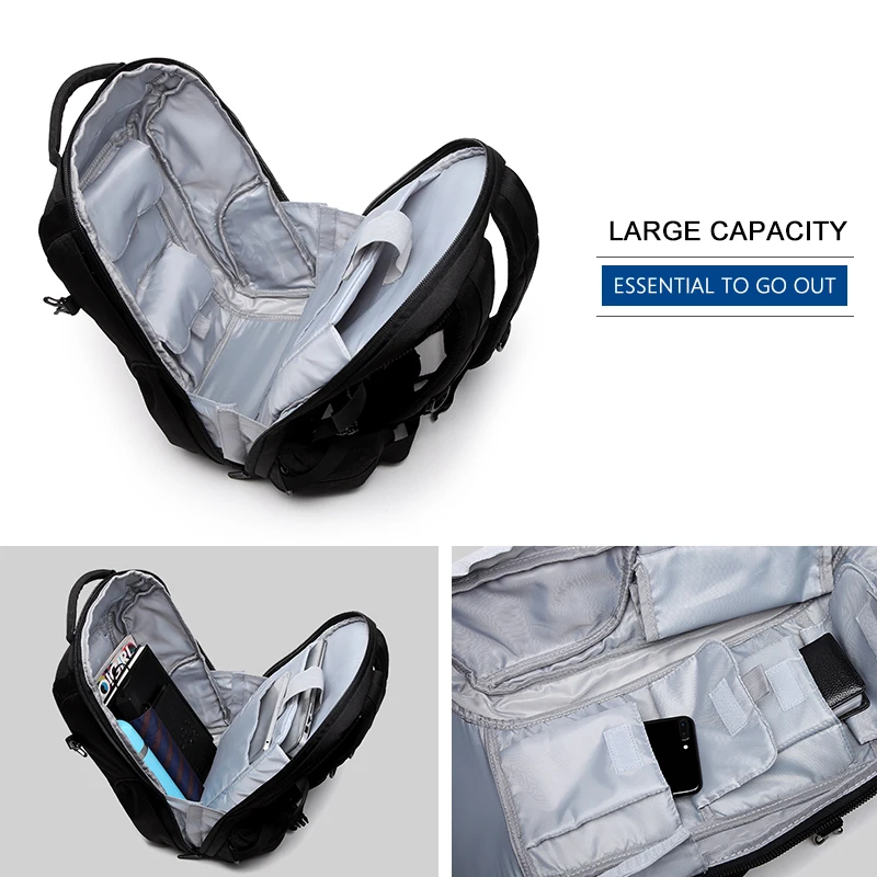  OZUKO Brand Waterproof Oxford Backpack for Teenager 15.6 inch Laptop Backpacks Male Fashion Schoolb - 32963933382
