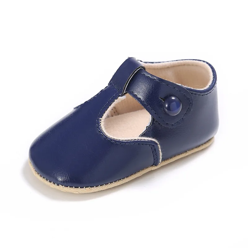 Для новорожденных девочек детские мокасины кожаные туфли мягкие Moccs обувь Bebe мягкие вечерние Нескользящие обувь для колыбельки - Цвет: Blue