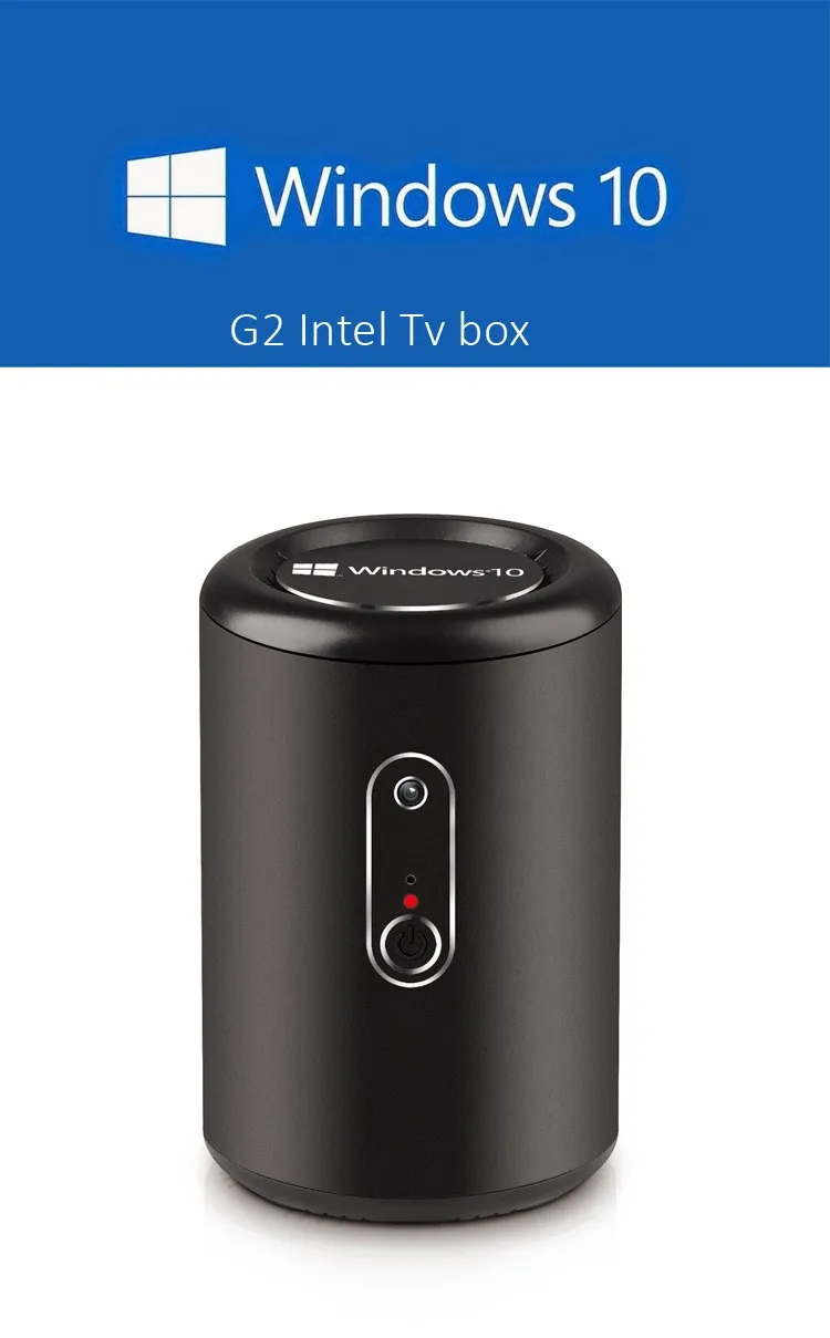 Windows 10 Mini PC 2 GB/32 GB G2 tv Box Inte l Bay Trail CR Z3736F четырехъядерный 1,8 GHz 2MP камера Smart hdmi-медиапроигрыватель WiFi BT 4,0