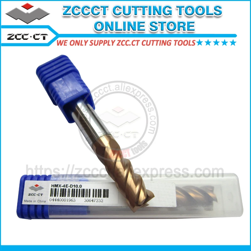 

ZCCCT cutting tools solid carbide end mills ALG and HM series 1 pack