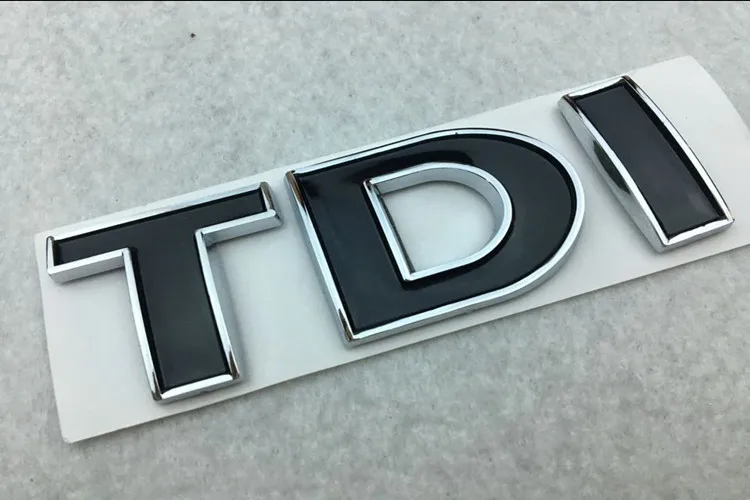 TDI 3D Badge Emblem Decal Auto Sticker Car styling for vw POLO Golf 7 Tiguan JETTA PASSAT b5 b6 MK4 MK5 MK6 MK7 car sticker