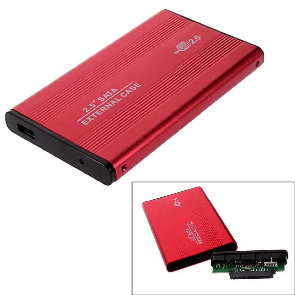 

USB 2.0 USB2.0 External HDD 2.5 Inch SATA Hard Drive Disk Storage Enclosure Box Case Cover Bag Pouch Accessories