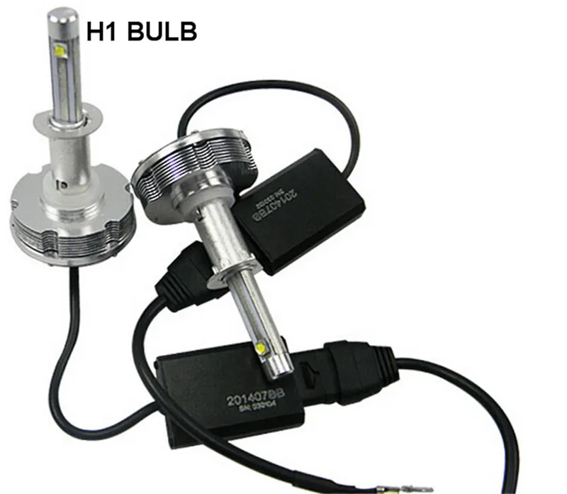 2015 New H1 H3 H7 CREE LED BULB Single Beam Auto Headlight Kit 4800