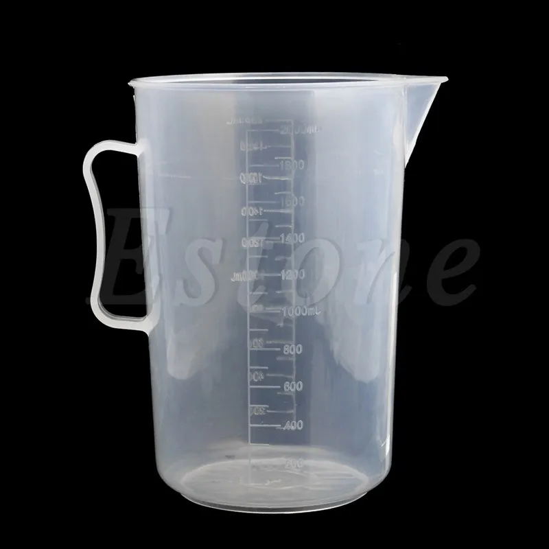 Пластик мерный стаканчик 150/250/500/1000/2000 мл кувшин носика поверхности Кухня