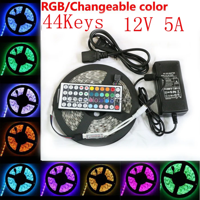 Светодиодная ленсветильник RGB 5 м 60 светодиодов/м 12 В постоянного тока|light