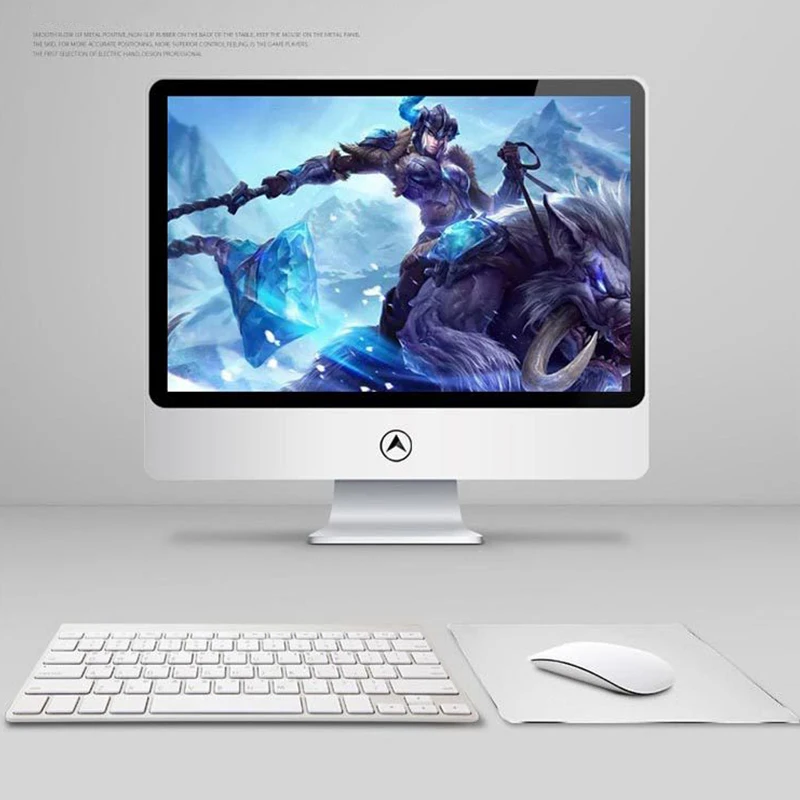 Двухсторонний офисный коврик для мыши s17x20/18x22 см алюминиевый сплав нескользящий
