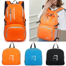 25L Waterproof Folding Backpack Large Capacity Ultra-Light Outdoor Camping Backpack Nylon Hiking Rucksack Soft Cycling Bag