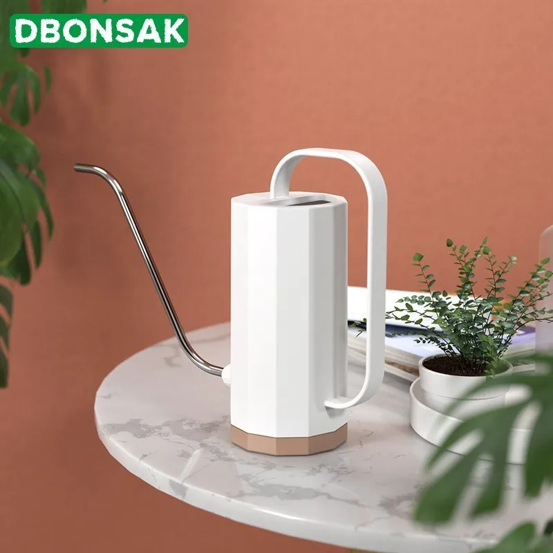 

1.2L Stainless Steel Long Mouth Watering Can Garden Planting Sprinkler Pot Flowers Gardening Spray Tools Plastic Watering Kettle