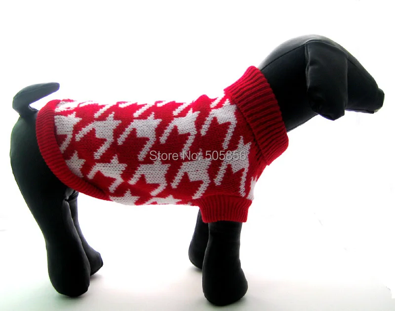 Собака кошка свитер Толстовка Pet Пальто джемпер одежда дизайн Хаундстут доступны 5 размеров