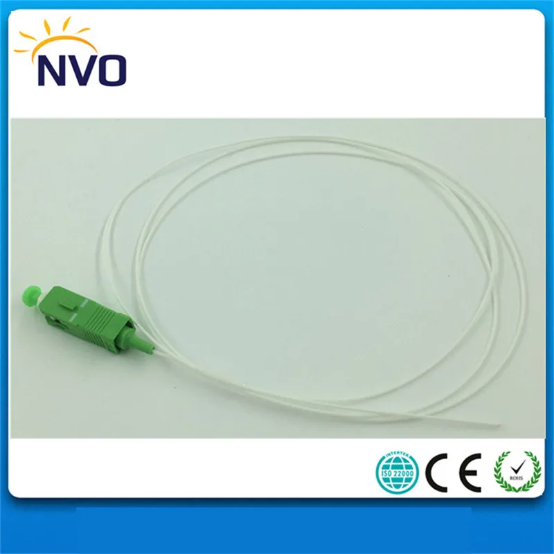 

100Pcs/Lot,SC/APC Single mode fiber optic Pigtail SC 1.5M Singlemode Optical fiber pigtail SC/APC 0.9MM Fiber Optic Cable