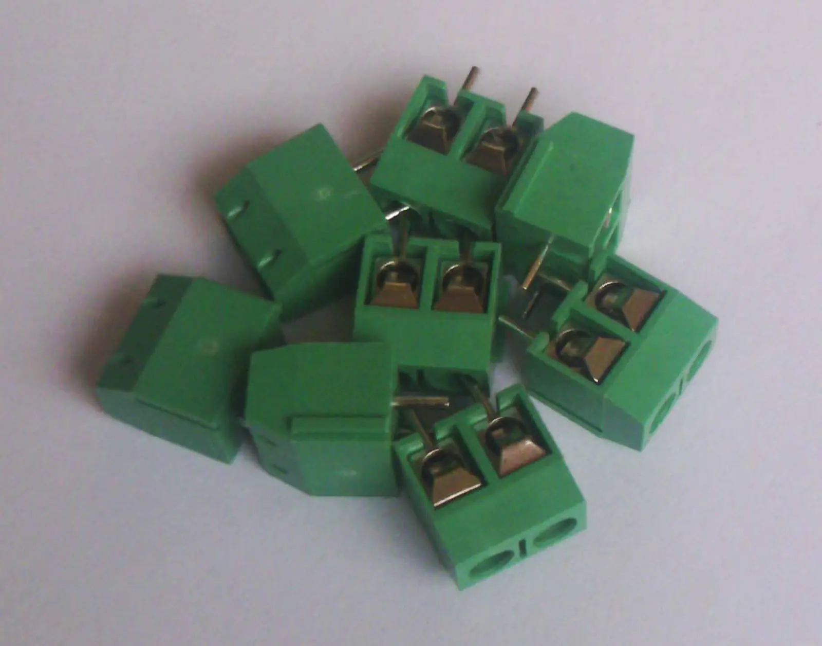 50 шт. Новый 2-контактный 3Pin винтовой клеммный блок коннектор 5 00 мм Шаг KF-301-2P/3p