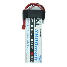 XXL RC battery 3600mAh 22.2V 6S 35C Max 70C LiPo Battery for RC Helicopters Boats Cars Rechargeable quadcopter