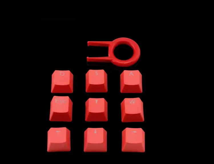 

PBT Backlit Keycaps WASD/ESC/Direction Cherry MX Keycaps With Key Cap Puller For MX Switches Backlit Mechanical Gaming Keyboard