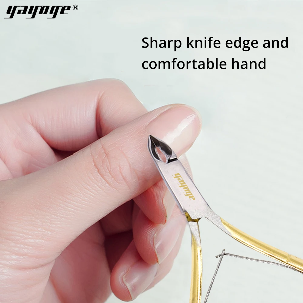 

Yayoge Cuticle Scissor Nail Cuticle Cutter Grooming Stainless Steel Finger Toe Dead Skin nail Manicure tools