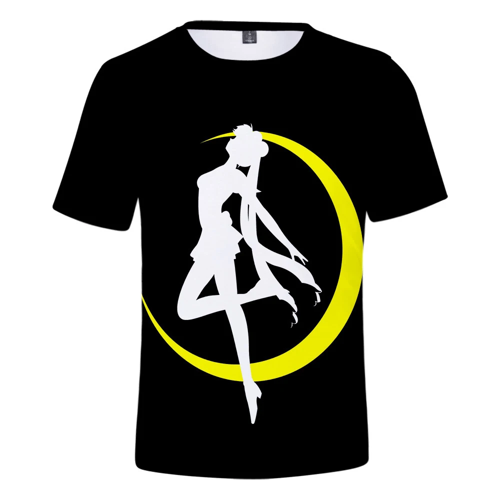 

Sailor Moon T Shirt Women Girl Tshirt Japanese Anime Top Sailormoon Kawaii
