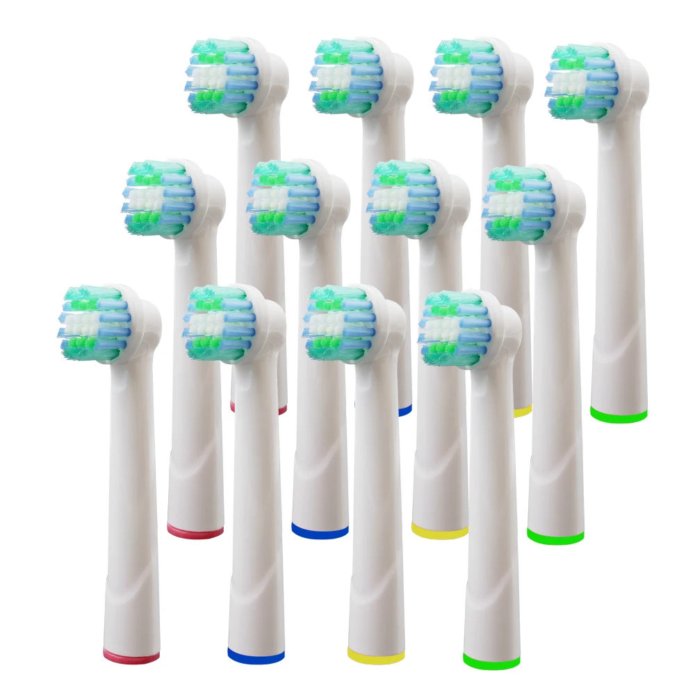 

12PCS Replacement Brush Heads Compatible for Oral-B Electric Toothbrush YE616 3D White Pro Health Precision Clean Triumph Clean