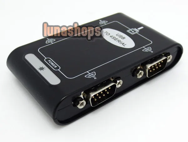 LN003072 uSB 2 0 в 4 порта RS232 DB9 9 Pin COM последовательный адаптер конвертер контроллер