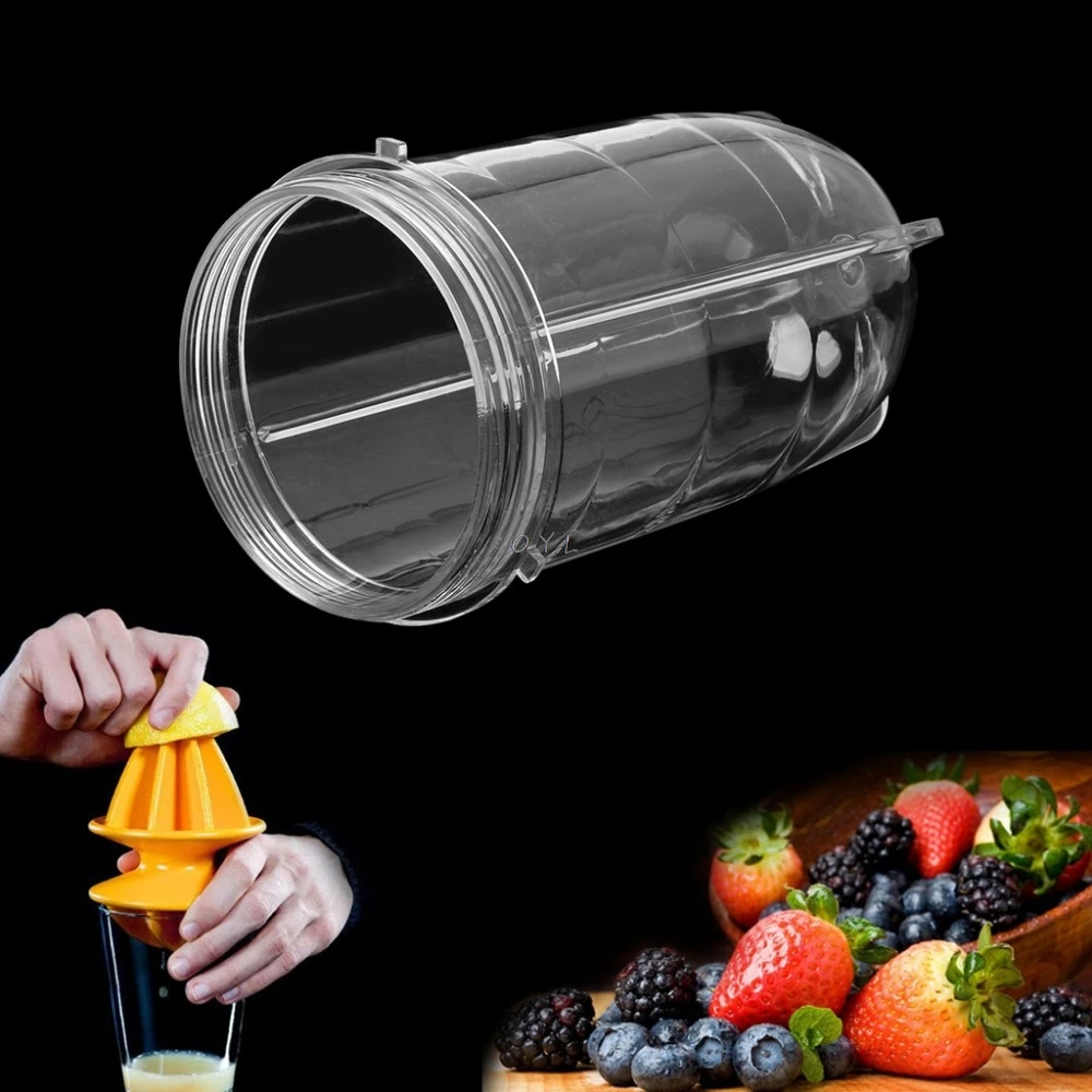 

1PC 8*15CM Juicer Blenders Cup Mug Clear Replacement Parts With Ear For 250W Magic Bullet